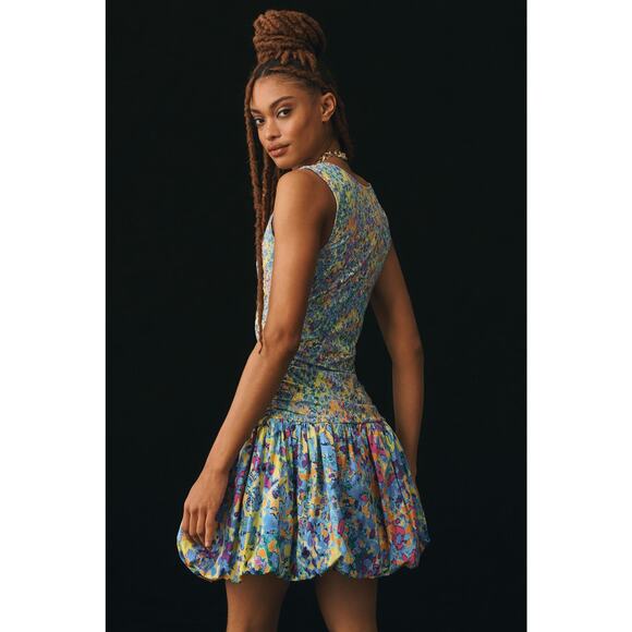 Plenty by Tracy Reese V-Neck Bubble Dress - New Medium - Picture 3 of 5